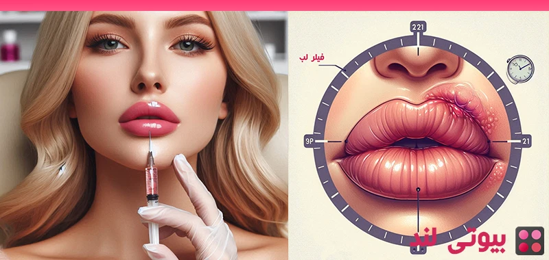 تورم بعد از تزریق فیلر لب چقدر طول می کشد؟